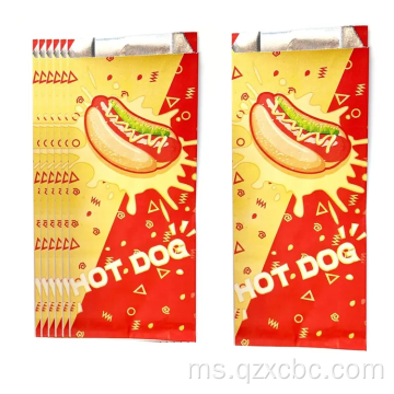 Sandwic Hot Roast Dog Aluminium Foil Berbaris Kebab